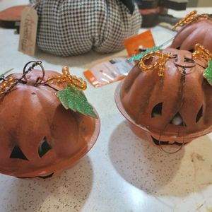 Metal Jack O' Lantern Bells